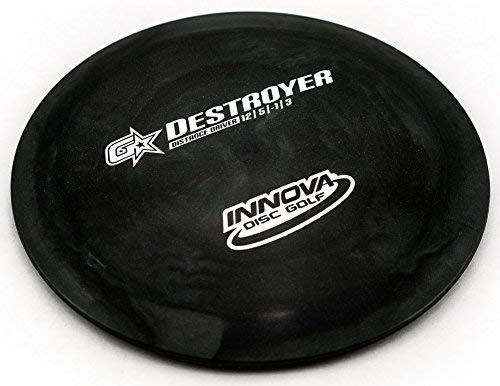 INNOVA Destroyer G-Star in flight, ideal for long hyzers and headwind drives.