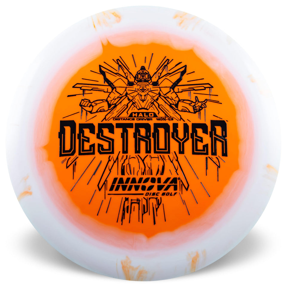 Innova Halo Star Destroyer front view shows speed and stability for distance throws.