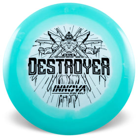 Innova Halo Star Destroyer side shot emphasizes glide and control in wind.
