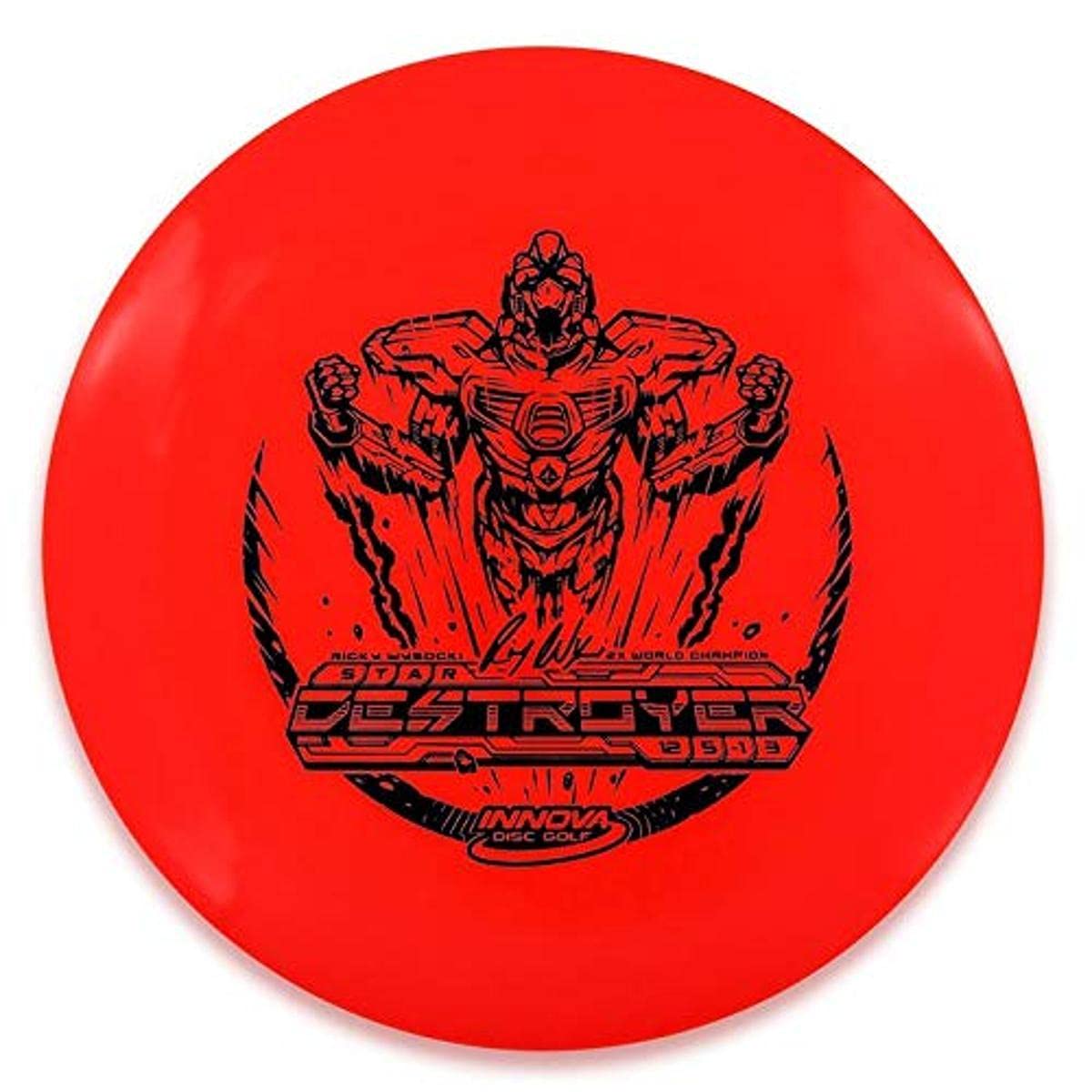 Innova Destroyer Star Line disc in colorful visuals for long-distance throws.