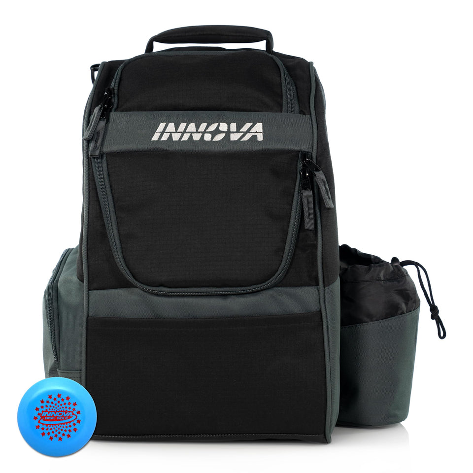 Innova Adventure Pack Backpack with 25 disc capacity for organized rounds.