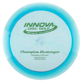 Innova Destroyer disc delivers maximum distance with stable flight for powerful throws.