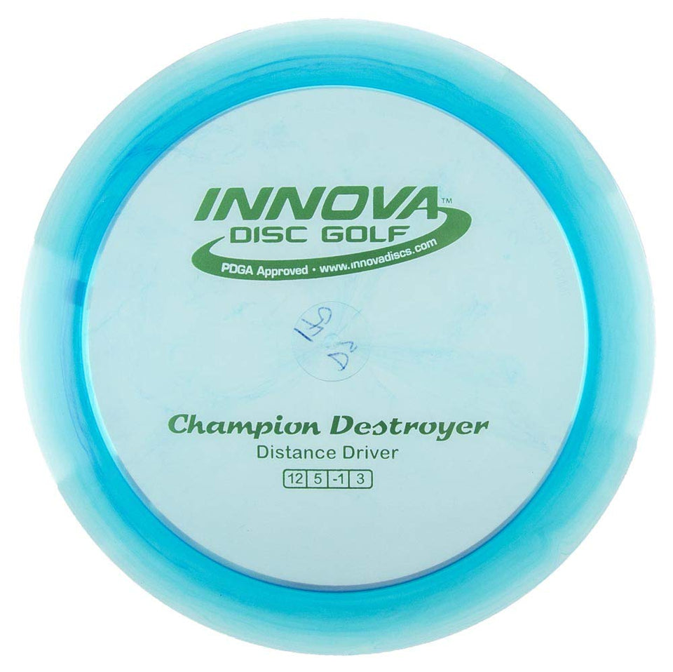 Innova Destroyer disc delivers maximum distance with stable flight for powerful throws.