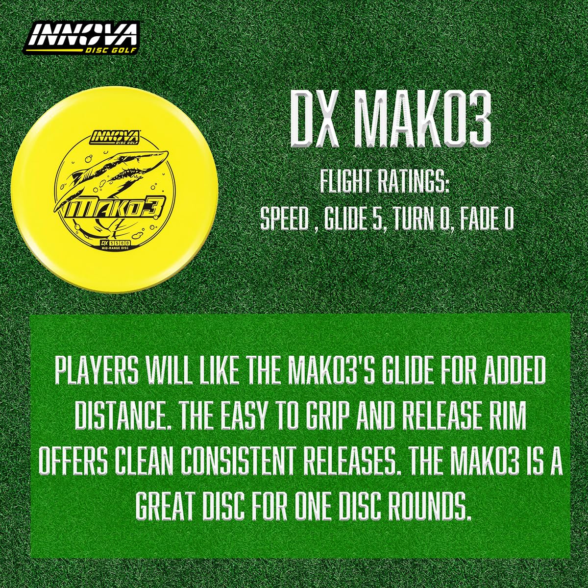 Innova Invader putter from the set for reliable approaches and accurate putts.