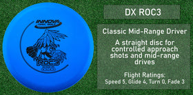 Innova Destroyer distance driver offering fast glide and longer potential throws.