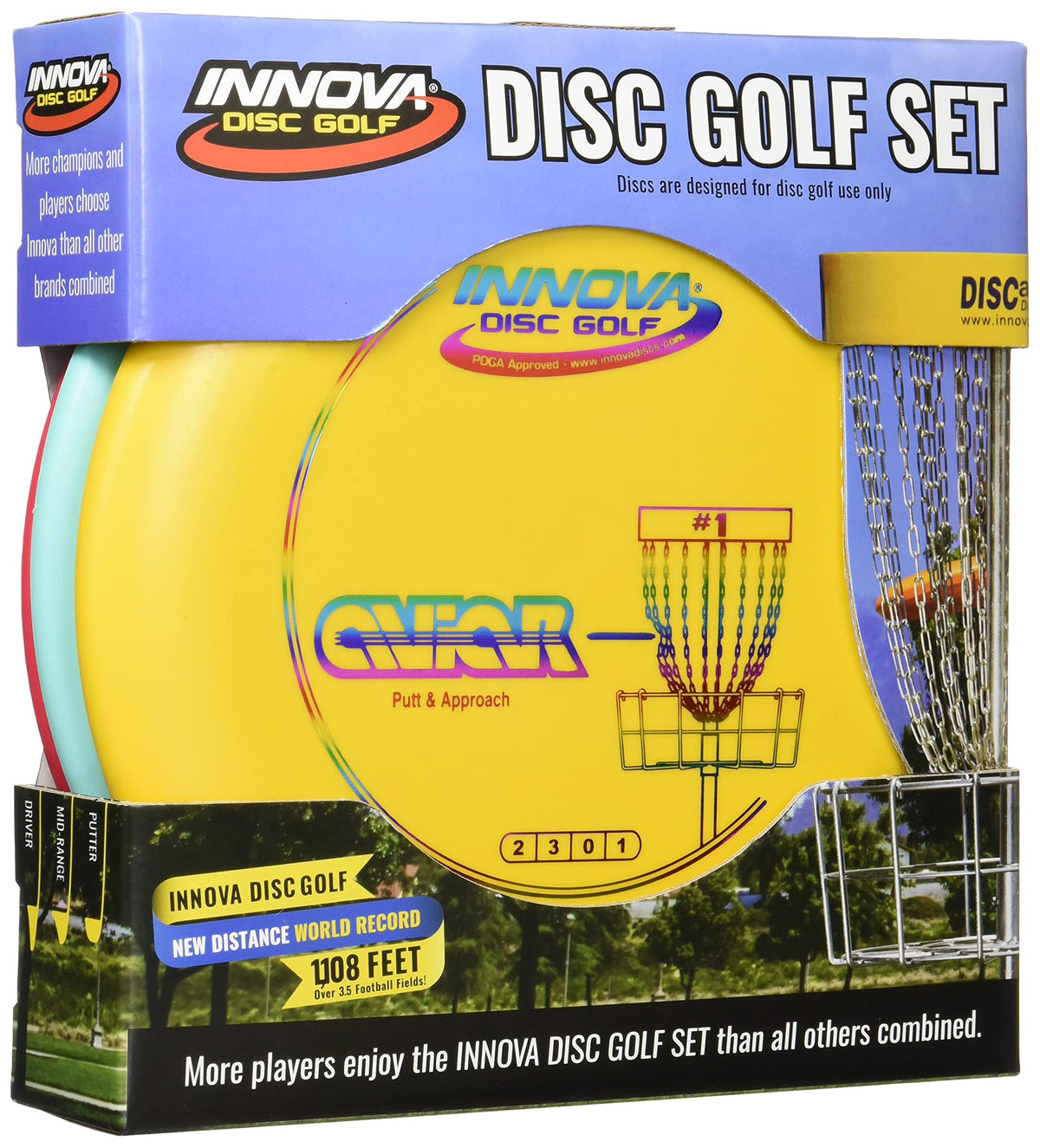 Innova Disc Golf Set Driver image, DX plastic, for distance off the tee