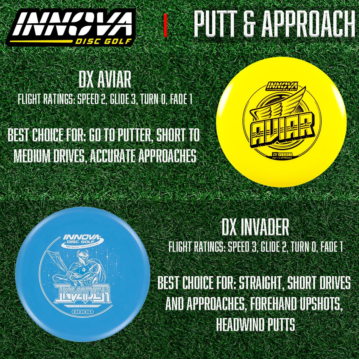Innova DX plastic texture close-up highlighting grip in varied weather