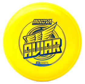 Innova DX Aviar putter close-up image highlighting straight flight for reliable approaches.