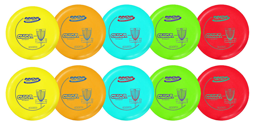 Innova DX Aviar putter pack of 10 for versatile practice and consistent putts.