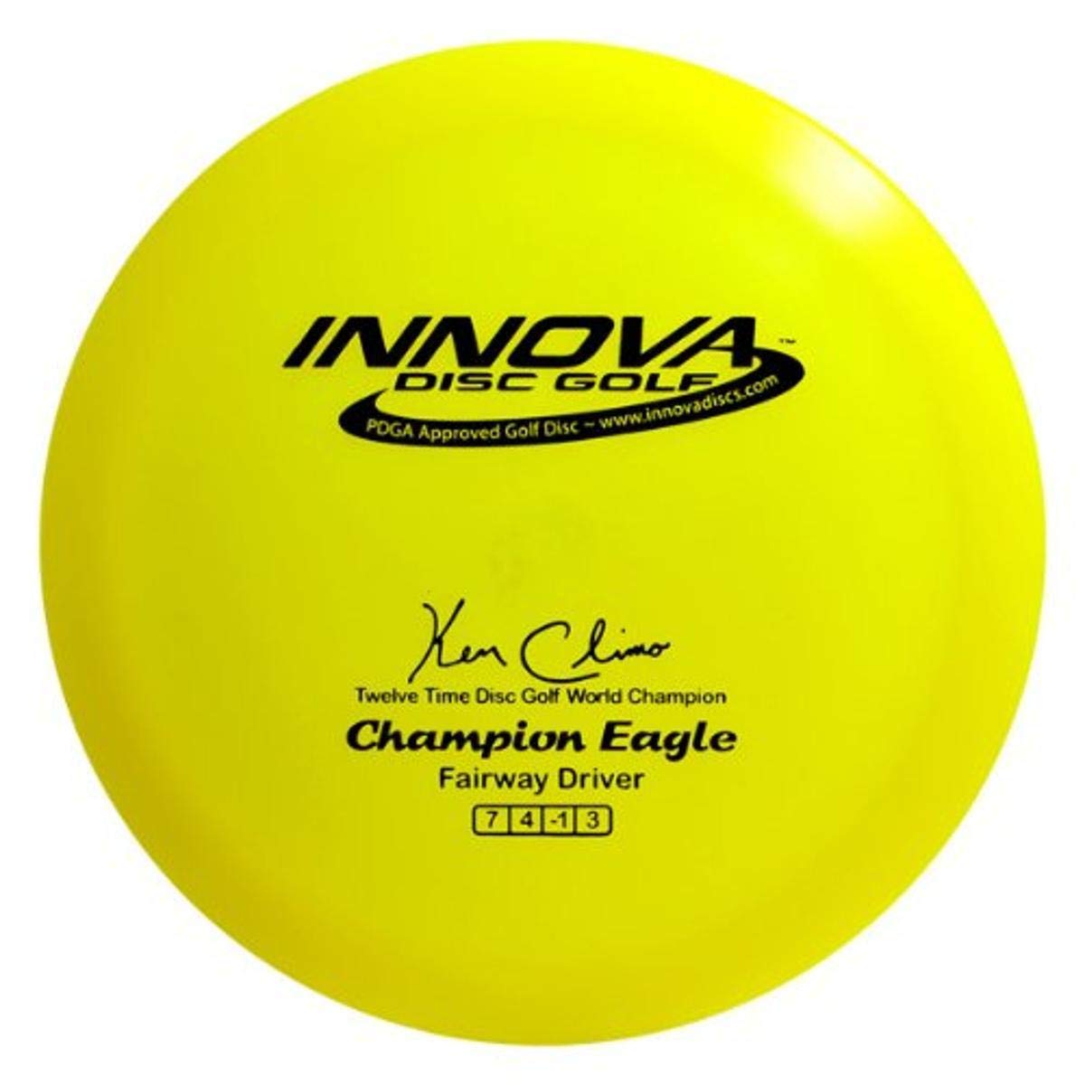Innova Eagle Champion fairway driver, front view, highlighting durability and stable flight.