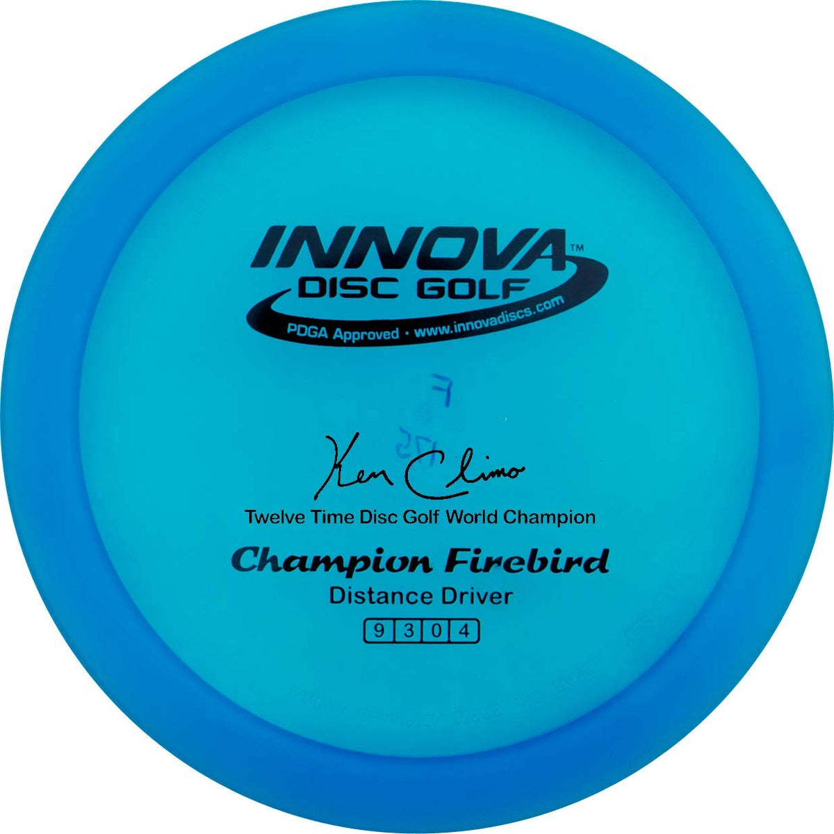 Innova Firebird upwind distance driver for confident headwind throws and long flex shots.