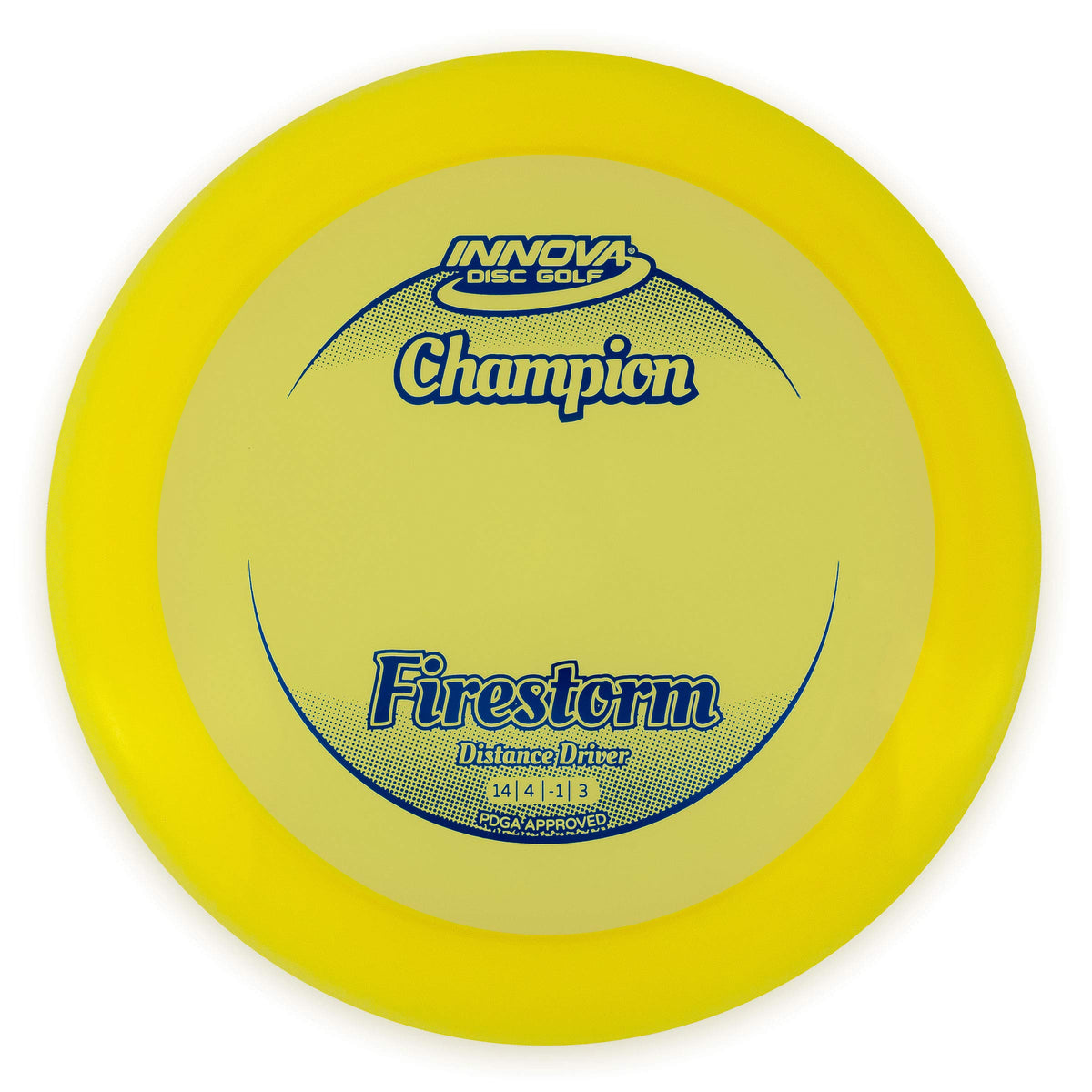 INNOVA Firestorm distance driver with Champion plastic glide and control