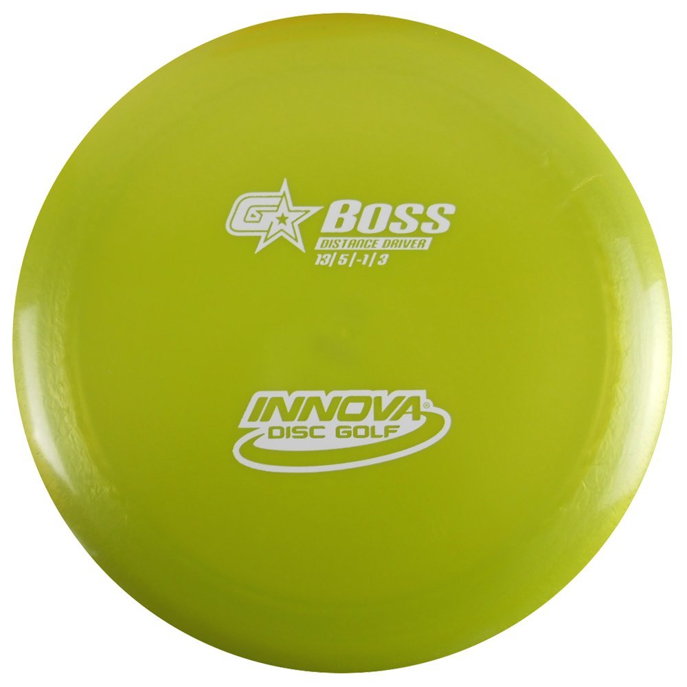 Innova GStar Boss distance driver front view for stable long-range throws