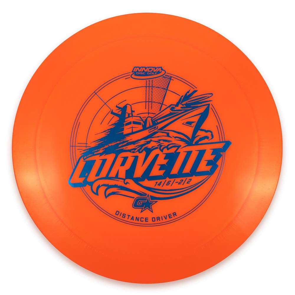 Innova G-Star Corvette distance driver front view highlighting long-range potential and grip.
