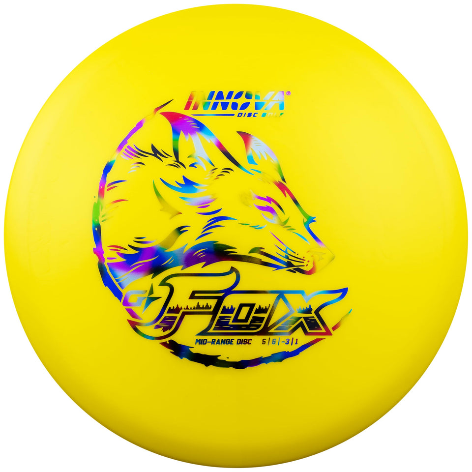 Innova GStar Fox mid-range disc with long glide for accurate open-field shots