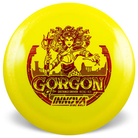 Innova GStar Gorgon straight glide with reliable fade for narrow fairways.