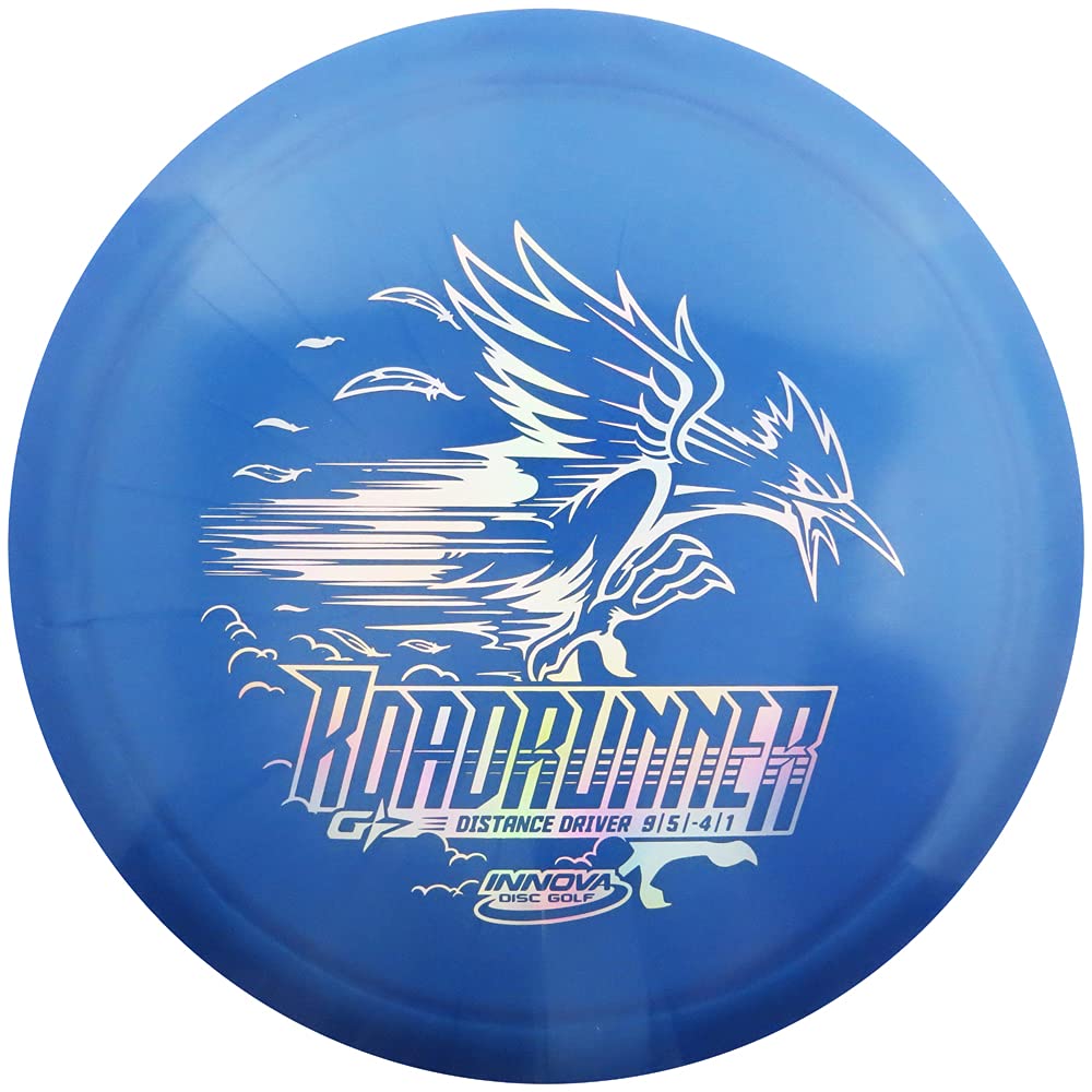 Closeup of INNOVA Roadrunner with label, ideal for long-range rollers and precise control.