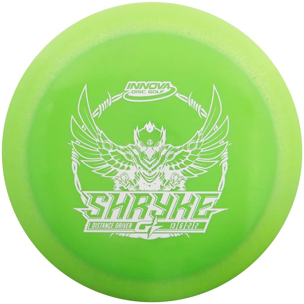 INNOVA GStar Shryke distance driver in flight with long glide for maximum distance.