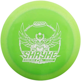 INNOVA GStar Shryke distance driver in flight with long glide for maximum distance.