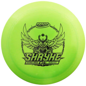 Innova GStar Shryke in flight shows high glide and fade control