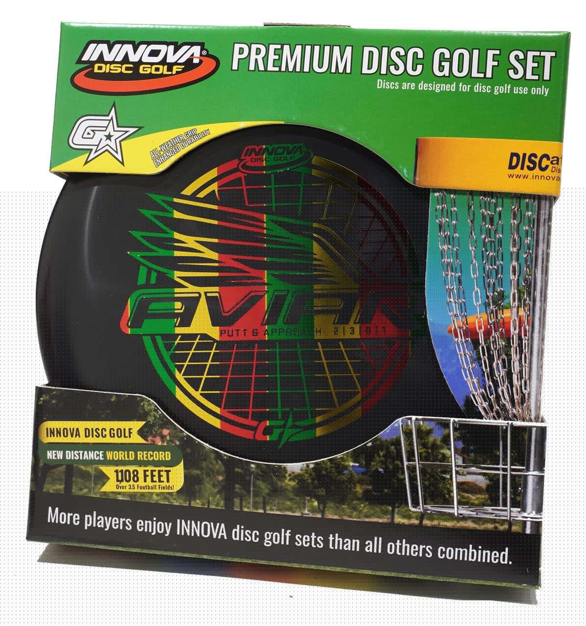 Innova GStar Stack Box Putter D3 featuring straight flight and predictable finish.