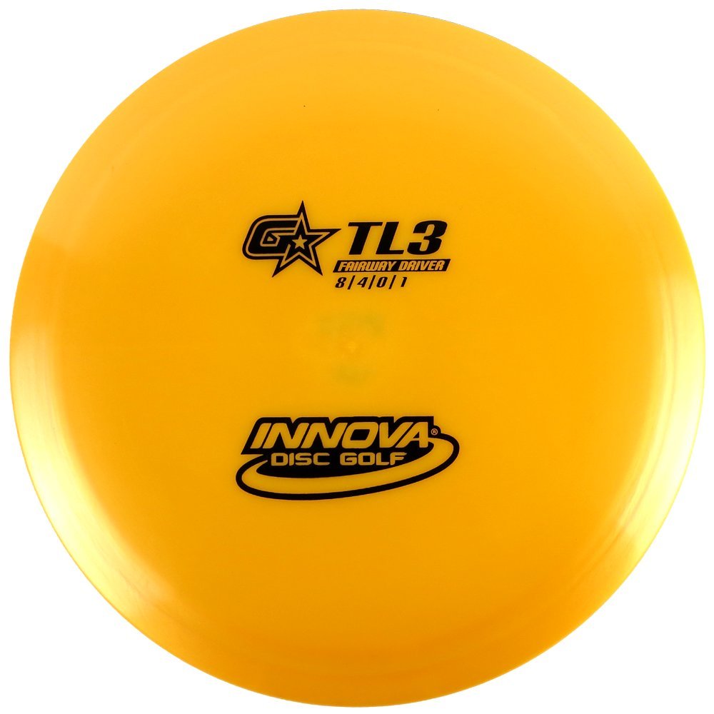 INNOVA GStar TL3 fairway driver front view highlighting speed and straight flight for accurate tee shots.