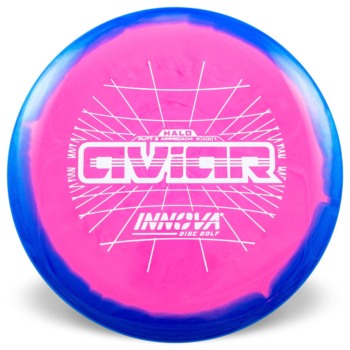 Innova Halo Star Aviar putter front view showing two-tone halo rim for reliable putts
