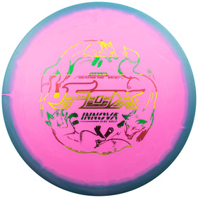 Innova Halo Star Fox two-tone rim highlights durable, eye-catching design for reliable throwing.