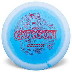 Innova Halo Star Gorgon disc top view for precise throws and confident grip