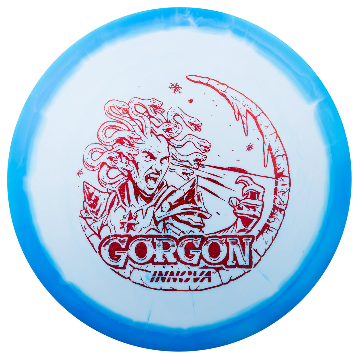 Innova Halo Star Gorgon front view highlights precision and comfortable grip