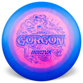 Innova Halo Star Gorgon rim detail emphasizes two-tone Halo Star aesthetics and grip.