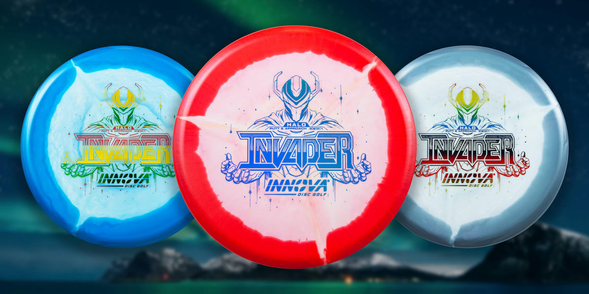 Innova Halo Star Invader putter color variations image showcasing diverse style options