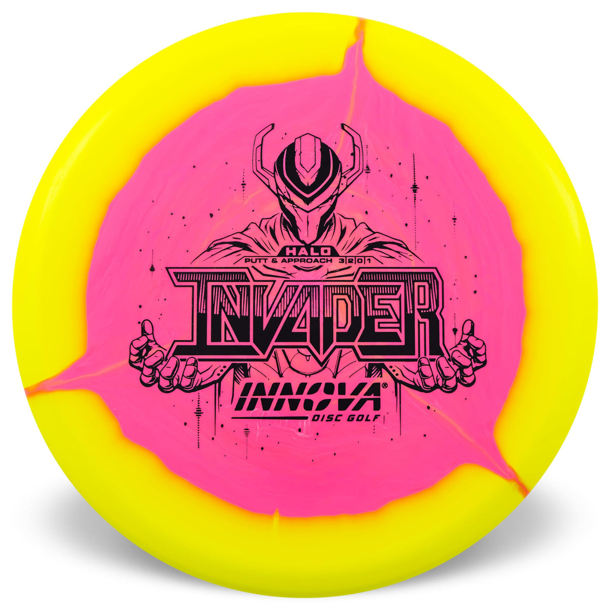 Innova Halo Star Invader putter top view showing straight-flight potential