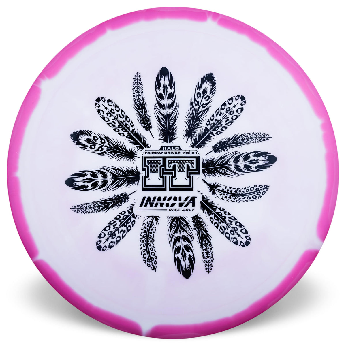 Two-tone halo rim on Halo Star IT for visibility and durability in play