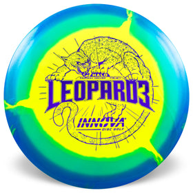 Innova Halo Star Leopard3 with two-tone halo rim for stable flight and visual appeal.
