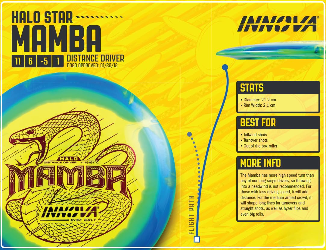 Innova Halo Star Mamba color-variety display showcases vibrant options