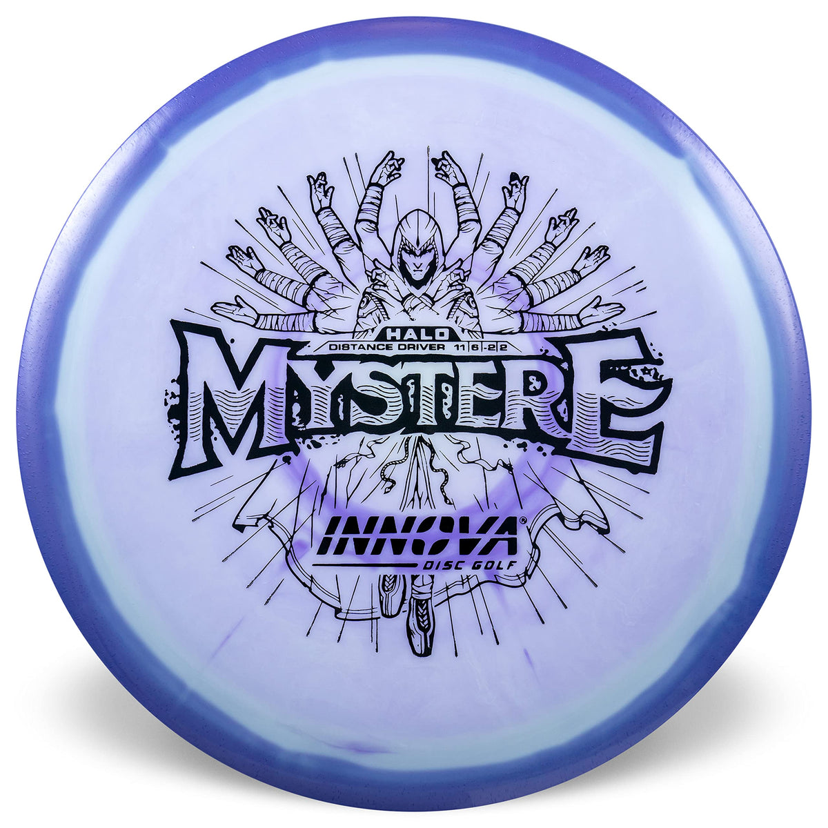 Mystere glide shot illustrating extended distance with Halo Star.