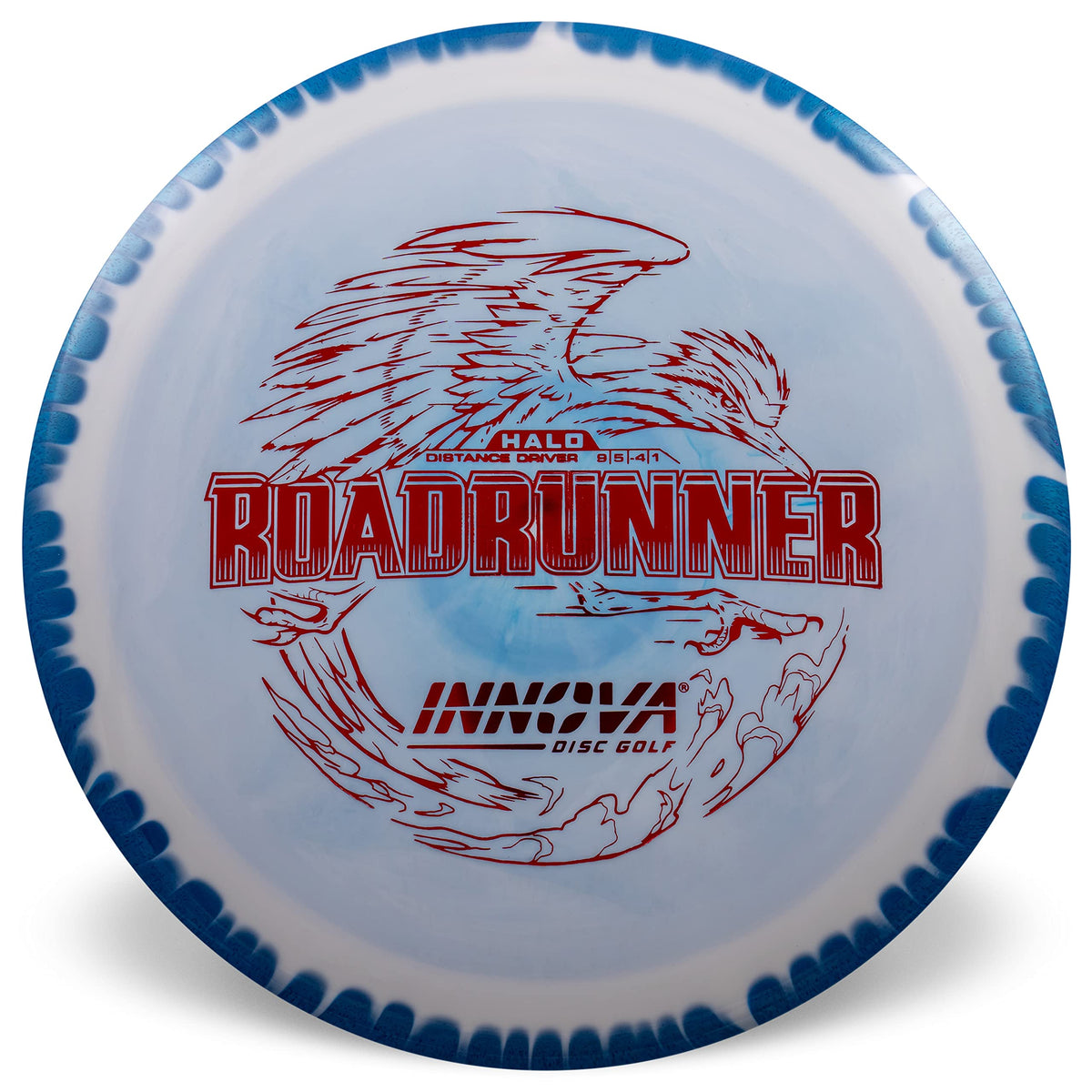 Innova Roadrunner Halo Star in flight demonstrates understable straight results with moderate power