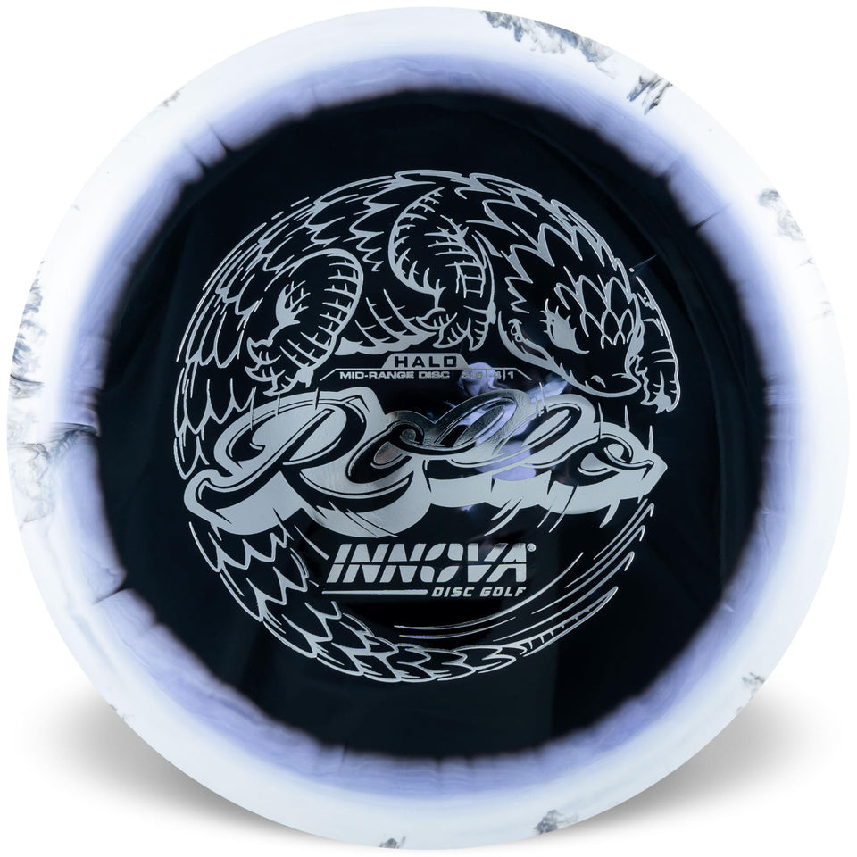 Innova Halo Star Rollo front view highlights rolling mid-range flight for woods.