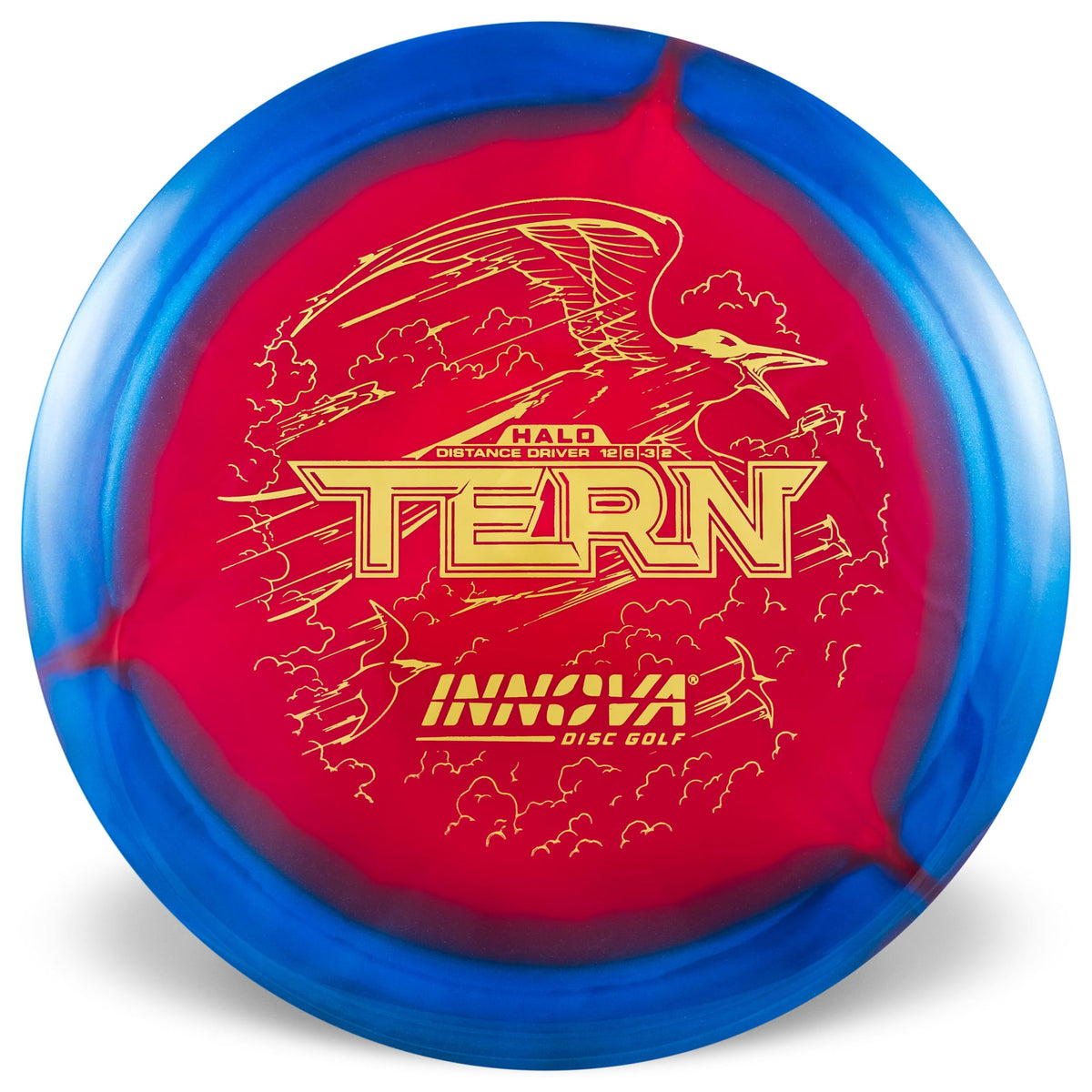 Innova Halo Star Tern two-tone halo rim visible on fast throws.