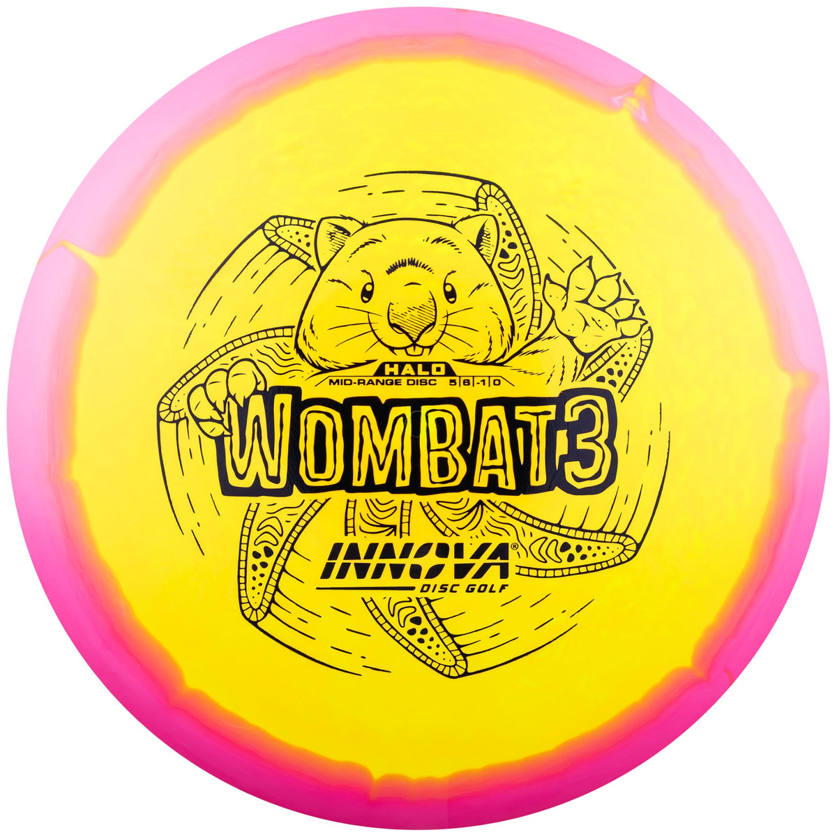 Innova Halo Star Wombat3 hand-feel for confident grip and precise mid-range throws.