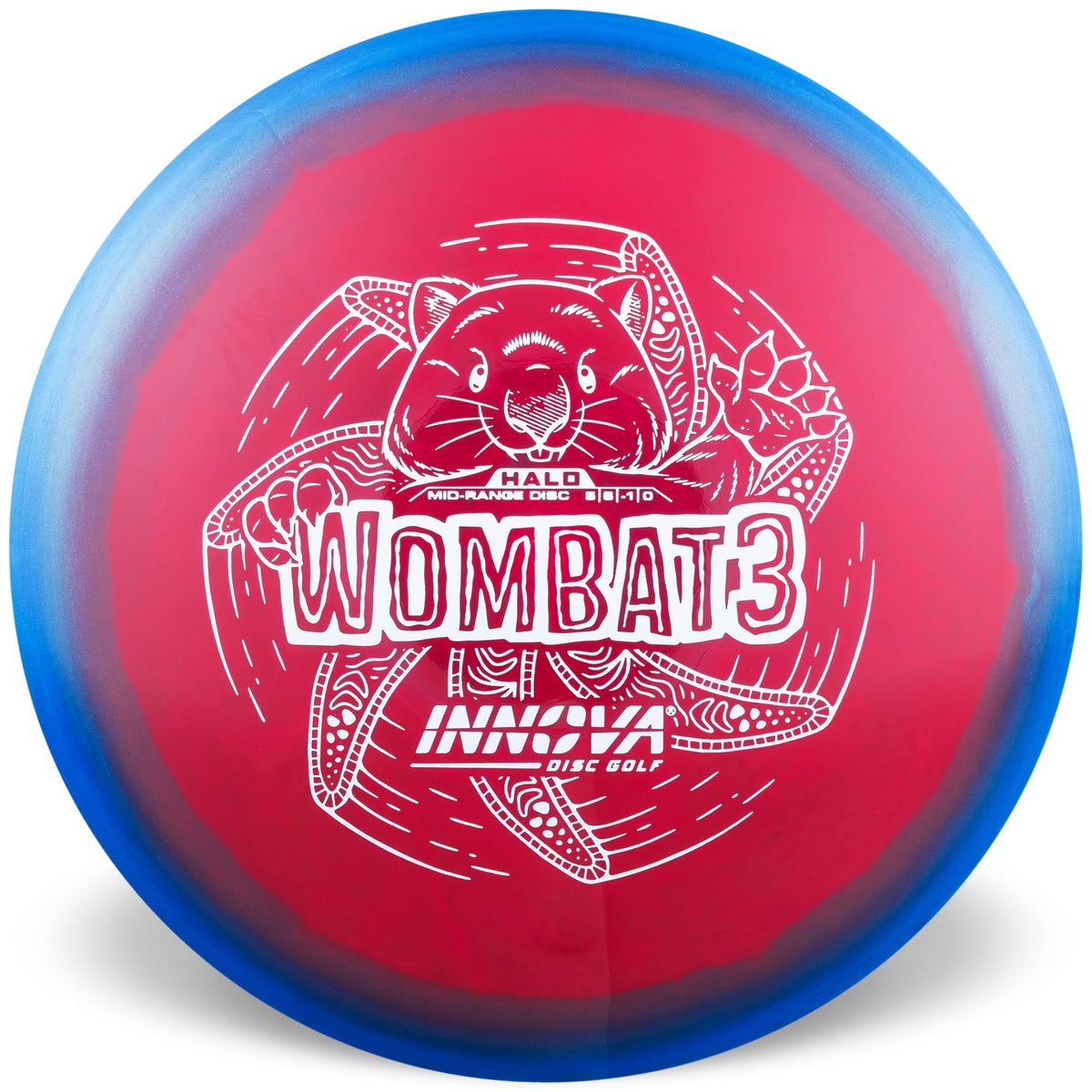 Innova Halo Star Wombat3 mid-range flying straight with exceptional glide potential.