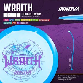 Halo Star Wraith color-variant disc seen on a bright course.