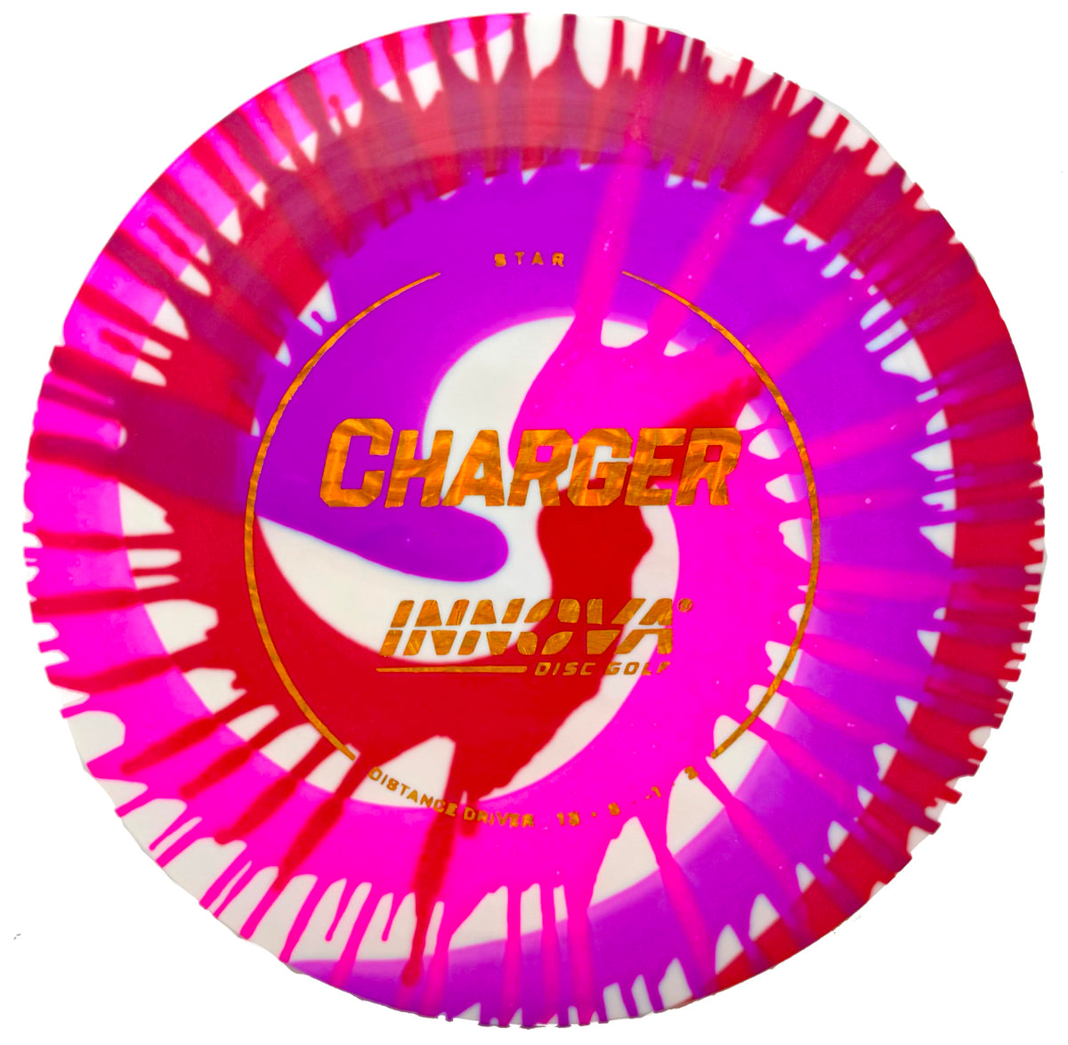 Innova I-Dye Star Charger front view with vibrant pattern for long-distance control.