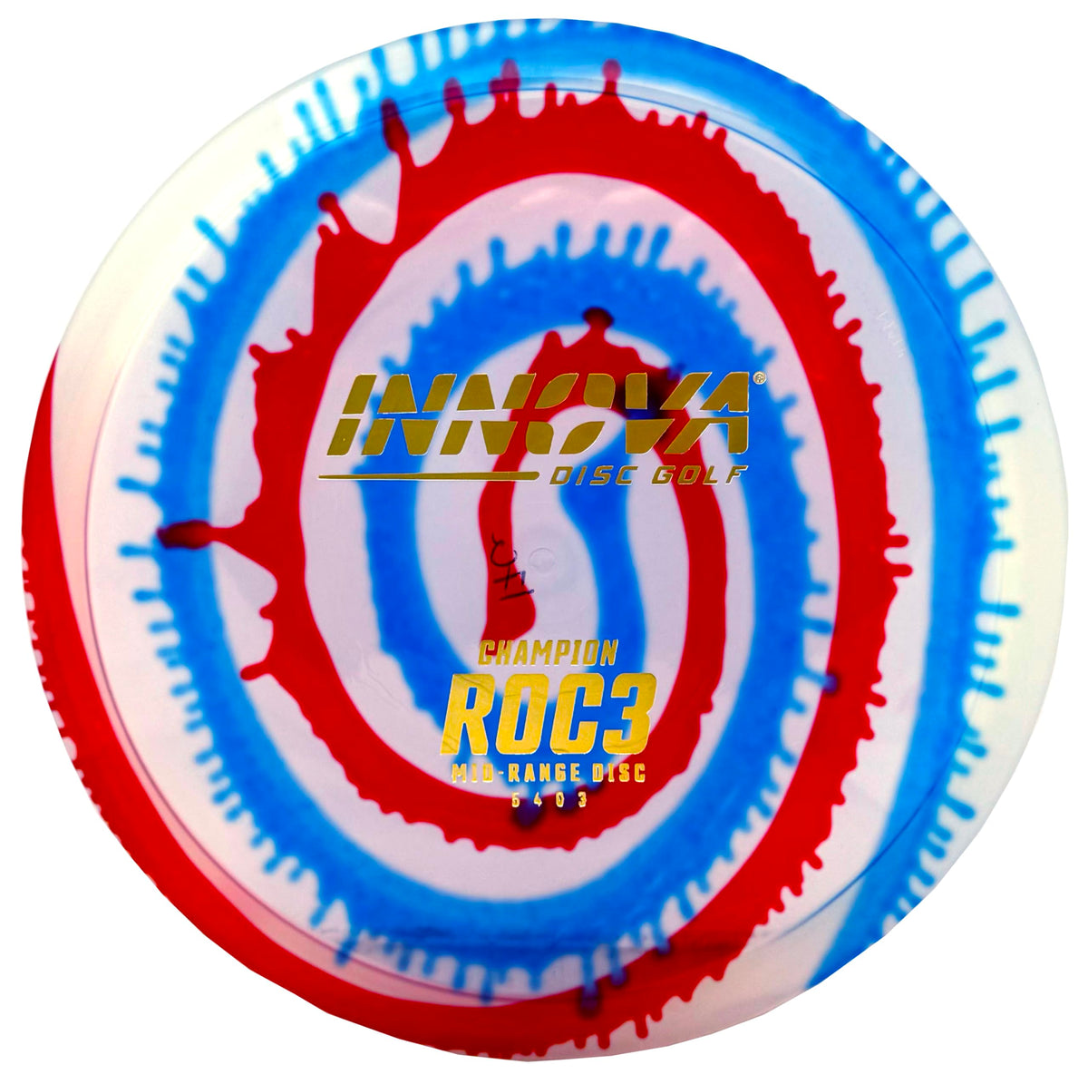 Innova Roc3 Champion plastic detail emphasizes durability and translucent color.