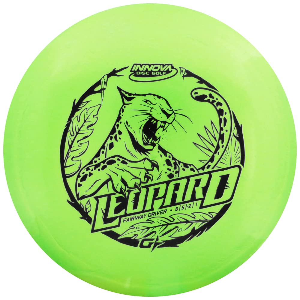 INNOVA Leopard GStar 170-175g, front view, versatile straight-line driver for beginners and beyond.