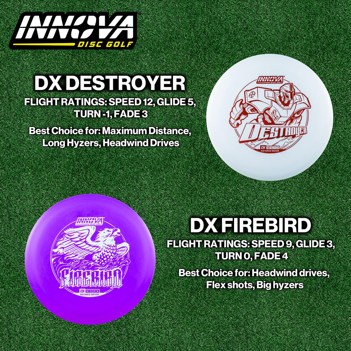 Innova Mamba distance driver delivering effortless distance with reliable stability.