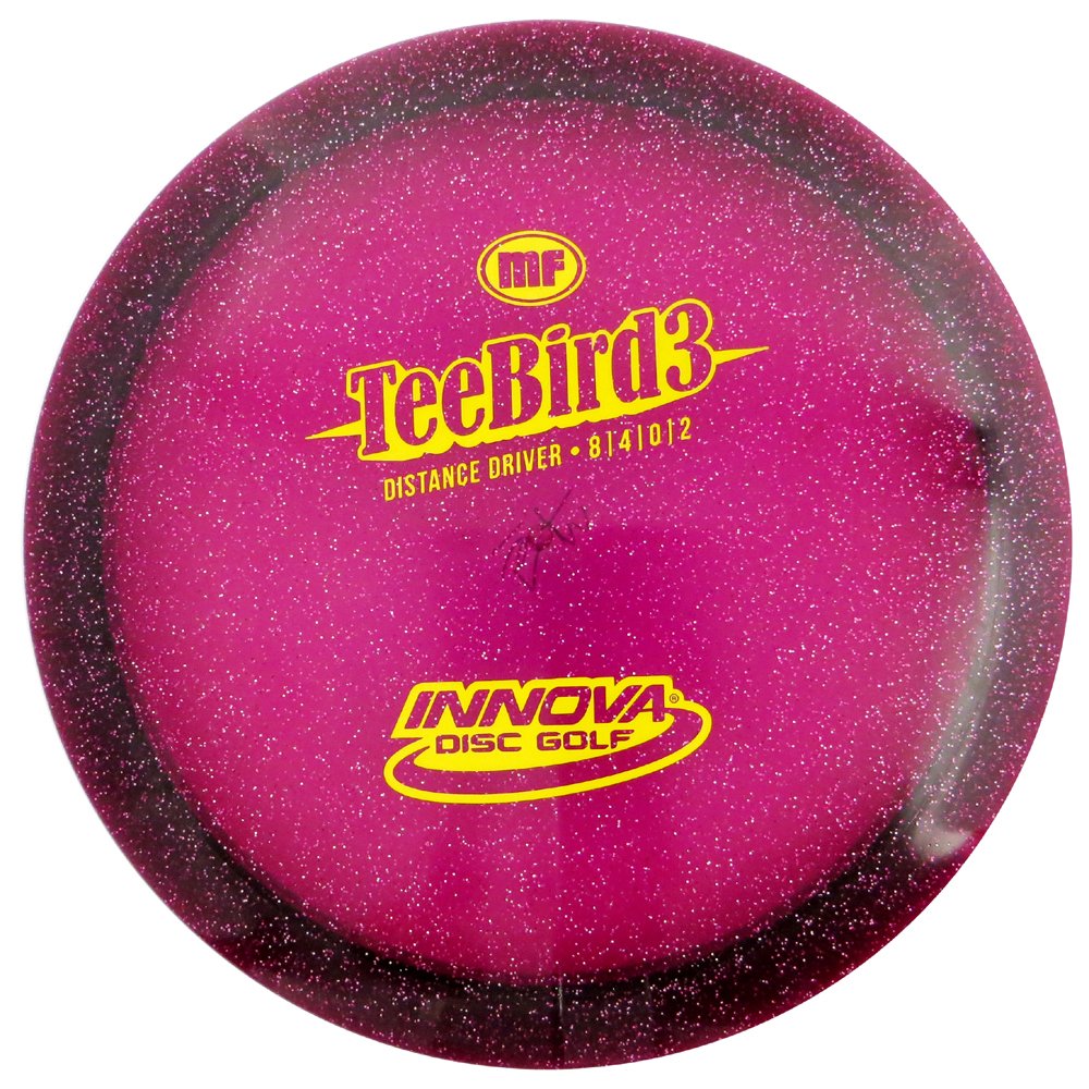 INNOVA Teebird3 front view in metal flake Champion plastic for precise fairway drives.
