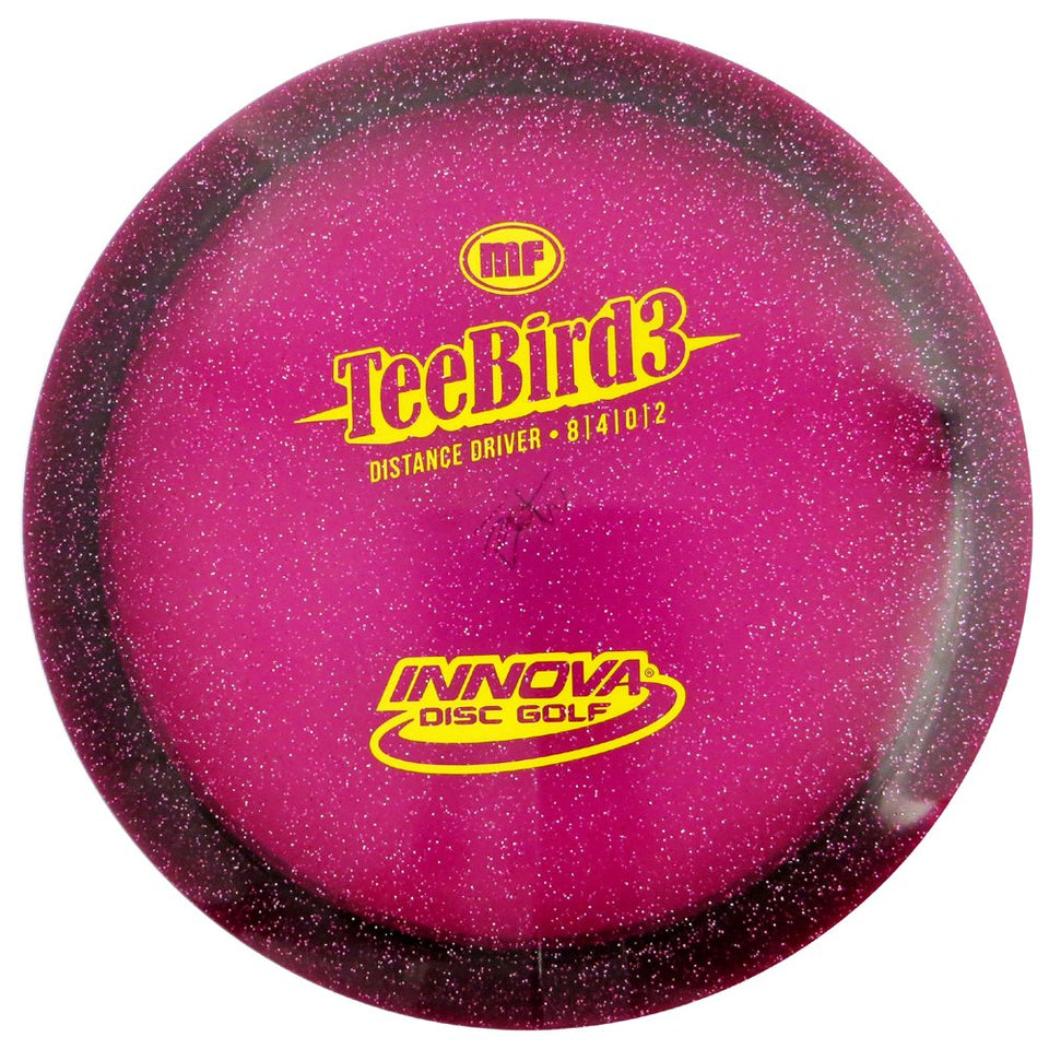 INNOVA Teebird3 front view in metal flake Champion plastic for precise fairway drives.