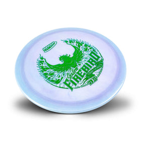 INNOVA Nate Sexton Tour Hot Stamp Glow Firebird with improved visibility during night rounds.
